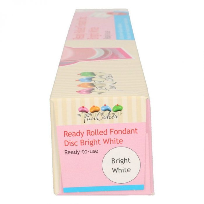 Pâte à sucre étalée Ø360 MM 430gr - blanche – Image 2