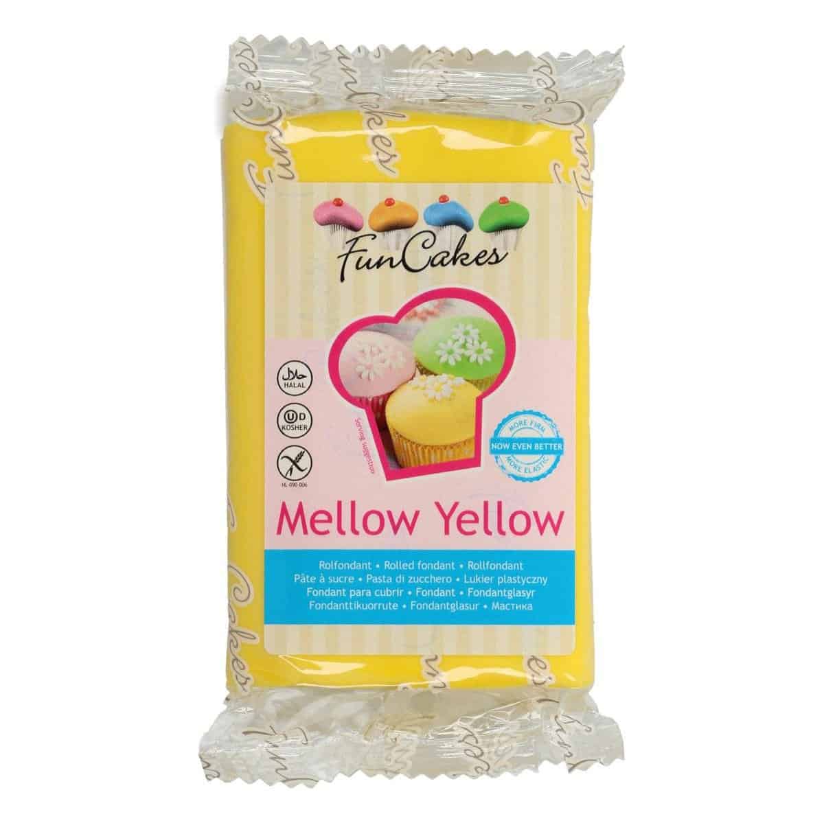 FC97600_0_075eed373dfd68678d9f4f790e2c2016.jpg Pâte à sucre - Jaune intense - 250gr – Image 1