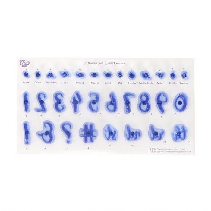 Fun Fonts - Numbers and Specials of Collection 1 31 pcs – Image 2