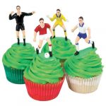 Set décoration cake topper foot 9 pièces – Image 2