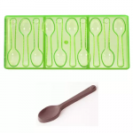 Moule chocolat polycarbonate cuillère 115x24x13 MM x10