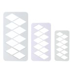 Emporte pièce géométrique grand losange x3 – Image 2