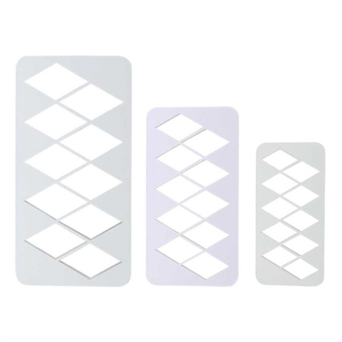 Emporte pièce géométrique grand losange x3 – Image 2
