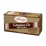 Gélatine porcine 200 blooms 15 feuilles 1.9 gr