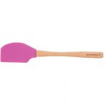 Spatule pavonidea hêtre silicone rose 32 CM