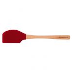 Spatule pavonidea hêtre silicone rouge 32 CM