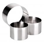 Cercle inox Ø 9 H 6 CM