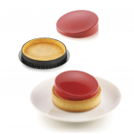Kit mini tarte glam moule silicone + 6 cercle polyglass Ø80 MM