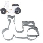 Emporte-pièces Inox Scooter moteur 5,5 cm