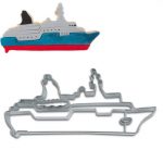 Emporte-pièces Inox Paquebot de croisière 11,5 cm