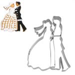 Emporte-pièces Inox Couple nuptial 8 cm