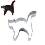 Emporte-pièces Inox Chat 8 cm à bosse