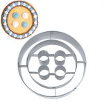 Emporte-pièces Inox Bouton ø 6 cm
