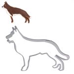 Emporte-pièces Inox Berger allemand 7,5 cm