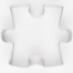 Emporte pièce puzzle inox 45 MM