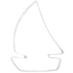 Emporte pièce inox Voilier 9 CM
