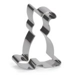 Emporte pièce inox Lièvre debout 8 CM