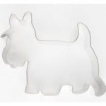 Emporte pièce inox chien fox terrier 7 CM