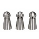Douilles inox décoratives russe x3