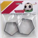 Découpoir forme ballon de foot x2