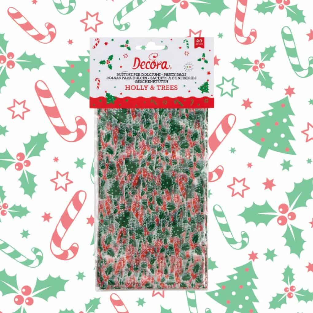 Modifier-photo-1024-WordPress-33-1.jpg PAQUET 20 SACHETS A CONFISERIES HOLLY & TREES 12,5+3 X 24 CM – Image 1