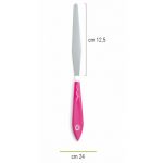 Spatule plate rhombes manche rose 240 MM