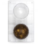 MOULE POUR CHOCOLAT HéMISPHèRE Ø 100- 275X15X22MM