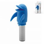 Infuseur à thé Delphin/Dauphin inox / silicone bleu