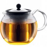 Théière Assam 1 L verre et infuseur inox