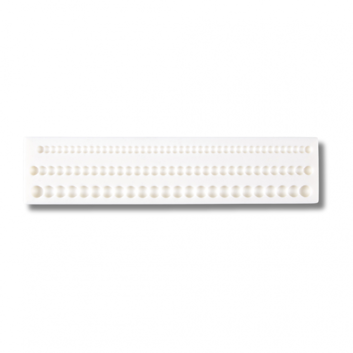 Moule Colliers de perles 18 cm blanc – Image 2