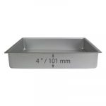 Moule aluminium rectangle 254 x 381 x 101 mm – Image 2
