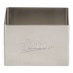 Carré inox garniture 60 x 60 MM