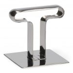 Poussoir inox carré 60 x 60 MM