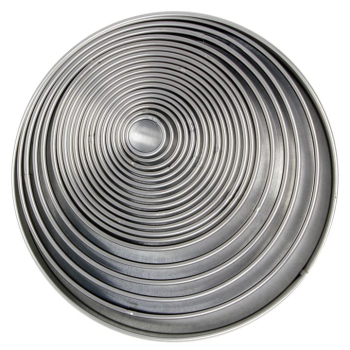 Kit 19 emporte pièce découpoir inox rond unis – Image 3
