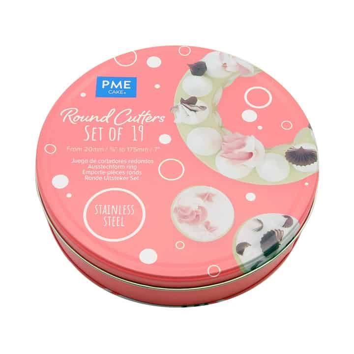 RC19 Kit 19 emporte pièce découpoir inox rond unis – Image 1