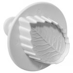 Découpoirs éjecteurs Feuille rose veiné - set de 3 - 4,5 / 5 / 5,5 CM – Image 2