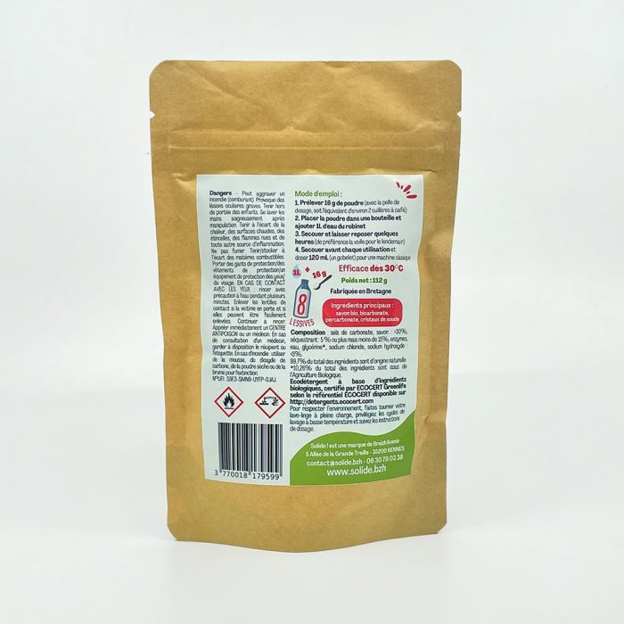 Lessive écologique 112 gr (56 lessives) – Image 3