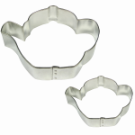 Emporte pièce théière métal x2