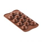 Moule silicone chocolat Amleto tête de mort Ø 30 H 21 MM - SCG055