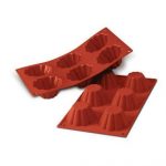 Moule silicone 6 brioches Ø79  H 37 MM - SF034