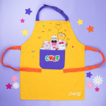 Tablier jaune coton chefclub kids – Image 5