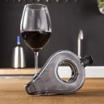 Aérateur à vin noir translucide – Image 3