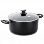 Faitout + couvercle verre Cambridge Ø 24 CM 4,9 L