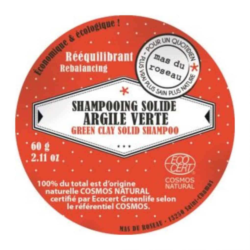 argile.jpg Shampoing solide Rééquilibrant argile verte 60gr – Image 1