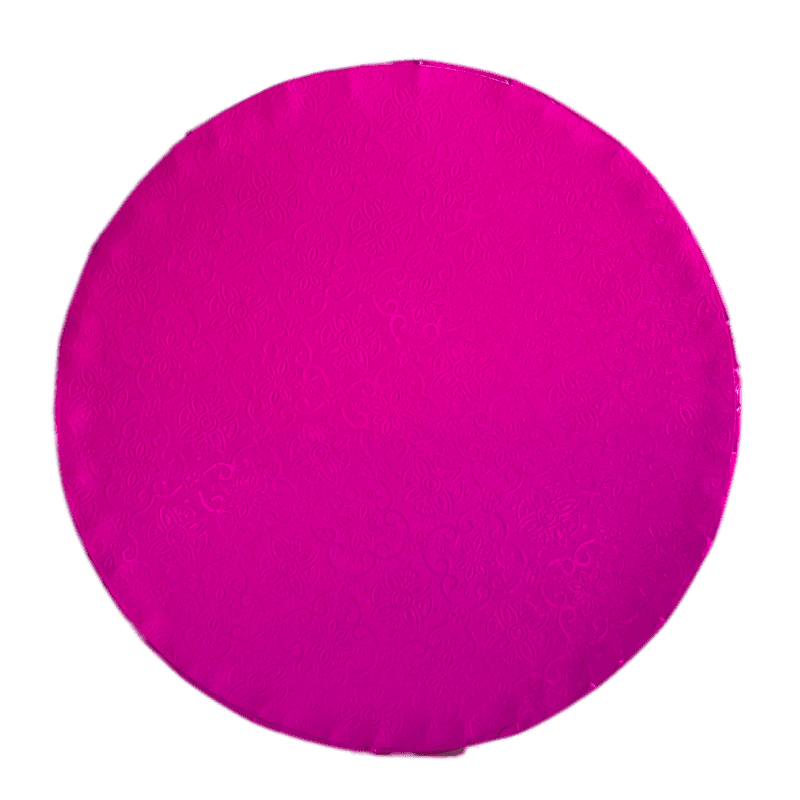 base-redonda-rosa-fucsia-30-cm-x-12-cm-altura-ref-azucren Cake drum rond fuchsia Ø 30 CM – Image 1