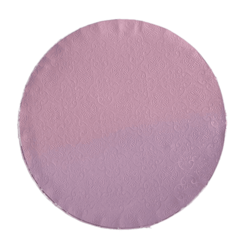 base-ronde-rose-bébé-20-cm-x-12-cm-hauteur-ref-azucren Cake drum rond rose Ø 30 CM – Image 1