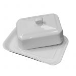 Beurrier porcelaine blanche 250g
