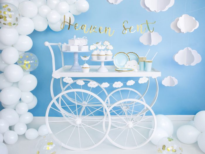 Cupcake toppers nuage et ange 12,5 CM - KPM28 – Image 4