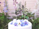 Cake toppers Mr&Mrs argent 25,5 CM - KPT10-018M – Image 3