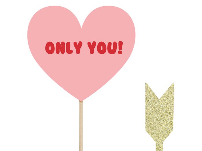 Cake topper sweat love 24 CM - KPT25 – Image 2